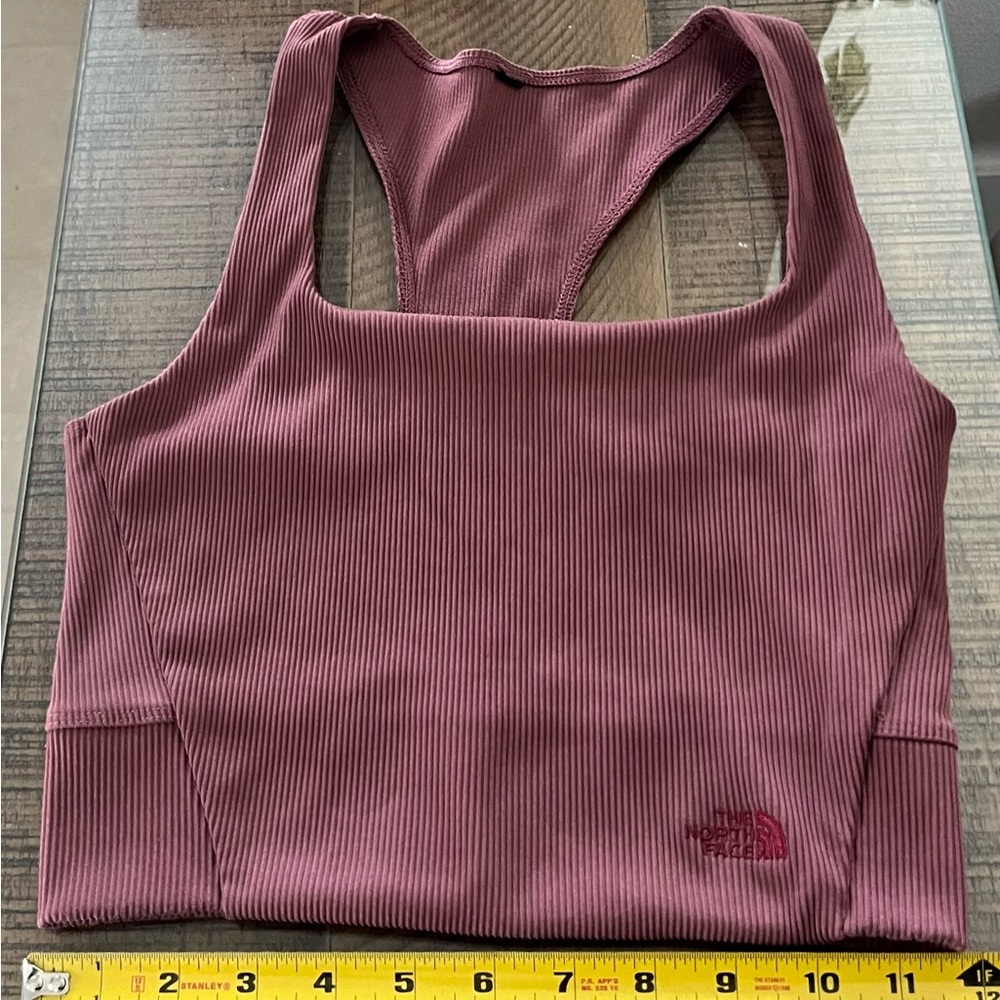 The North Face Mauve Ribbed Sports Bra Tank